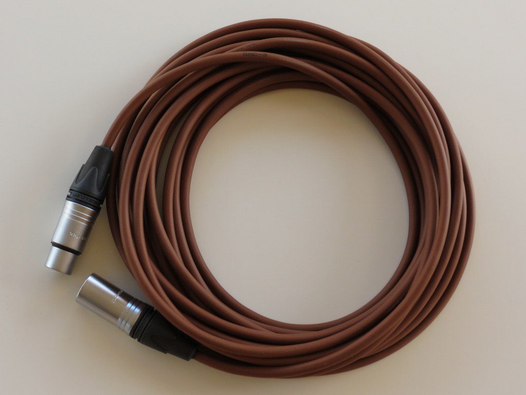 Vintage Brown HE Cable 25Ft/7.62m