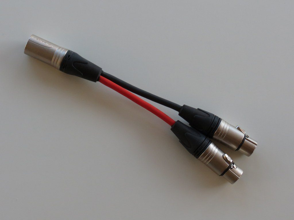 Stereo Combiner Cable for Fisher Amps In Ear Stick