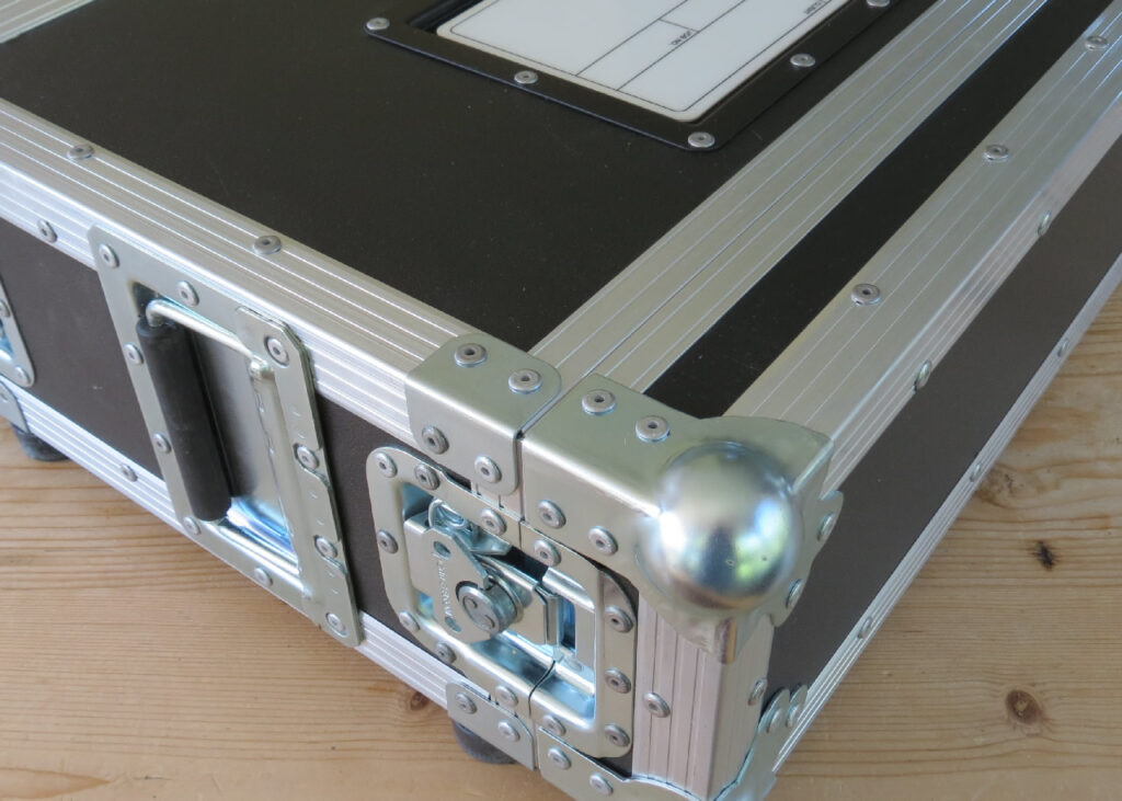 Flightcase 3HE 2 deksels lichtgewicht