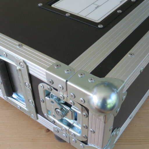 Flightcase 3HE 2 deksels lichtgewicht